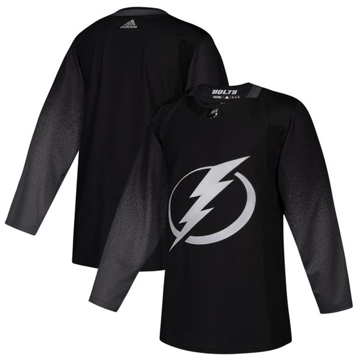 Men’s Tampa Bay Lightning adidas NHL Authentic Black Alternate Jersey