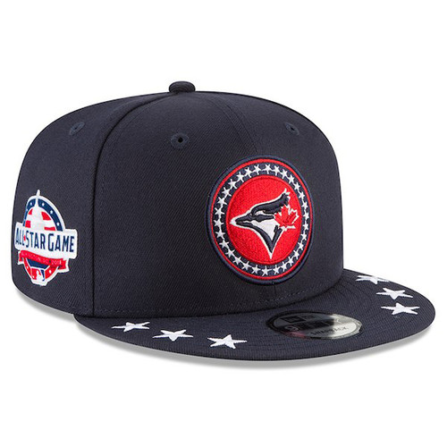 Men's Toronto Blue Jays New Era 2018 AllStar Workout Navy 9FIFTY Snapback Hat Men's Toronto Blue Jays New Era 2018 AllStar Workout Navy 9FIFTY Snapback Hat