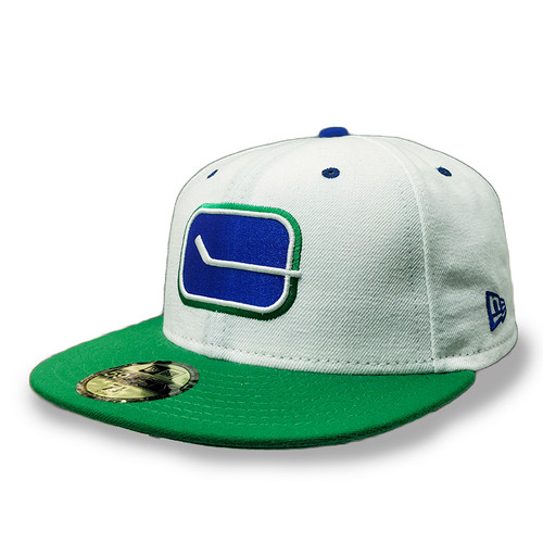 Men’s Vancouver Canucks Stick-Rink 40th New Era White / Green 59FIFTY ...