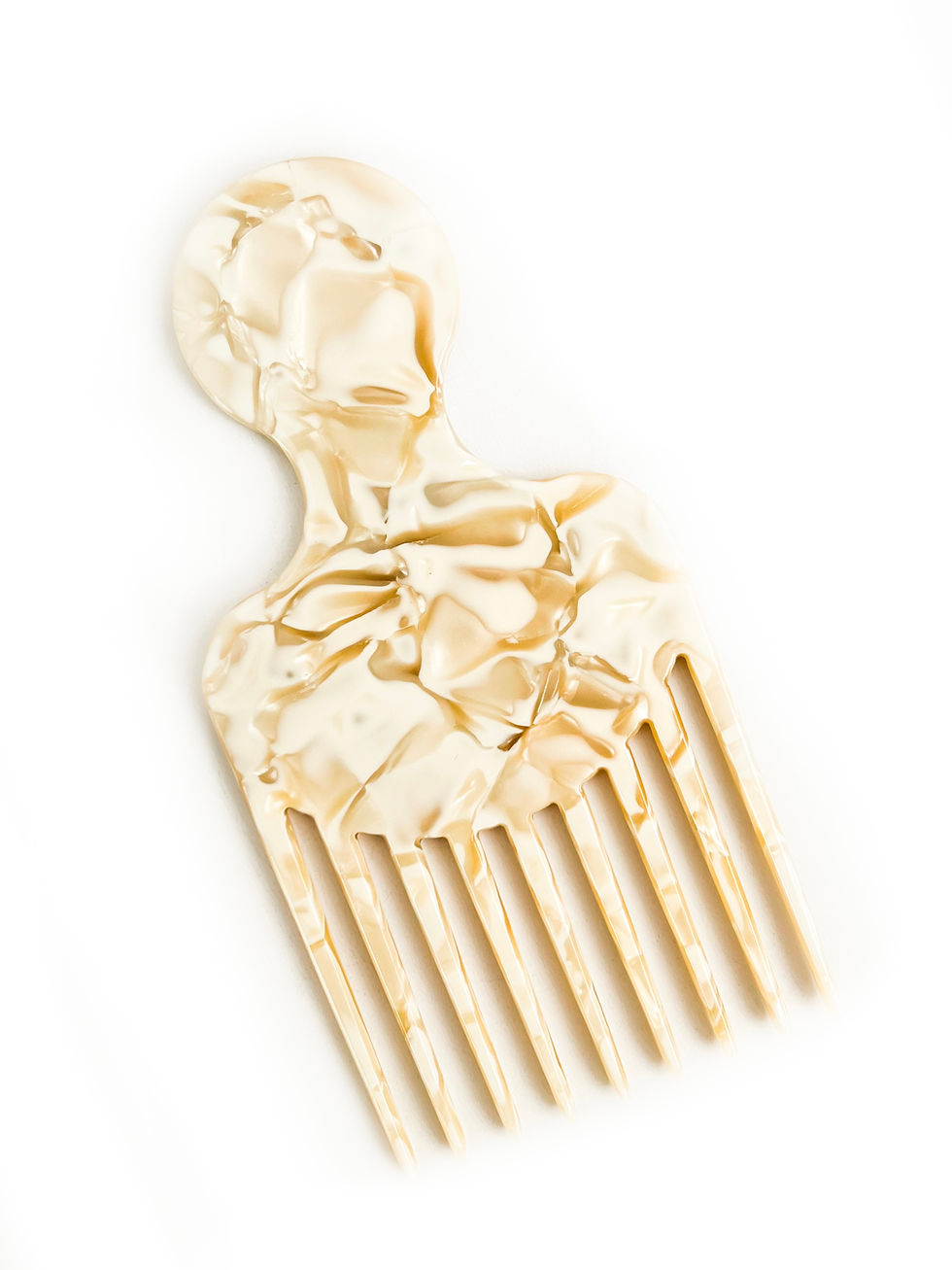 Гребінець для волосся слонова кістка