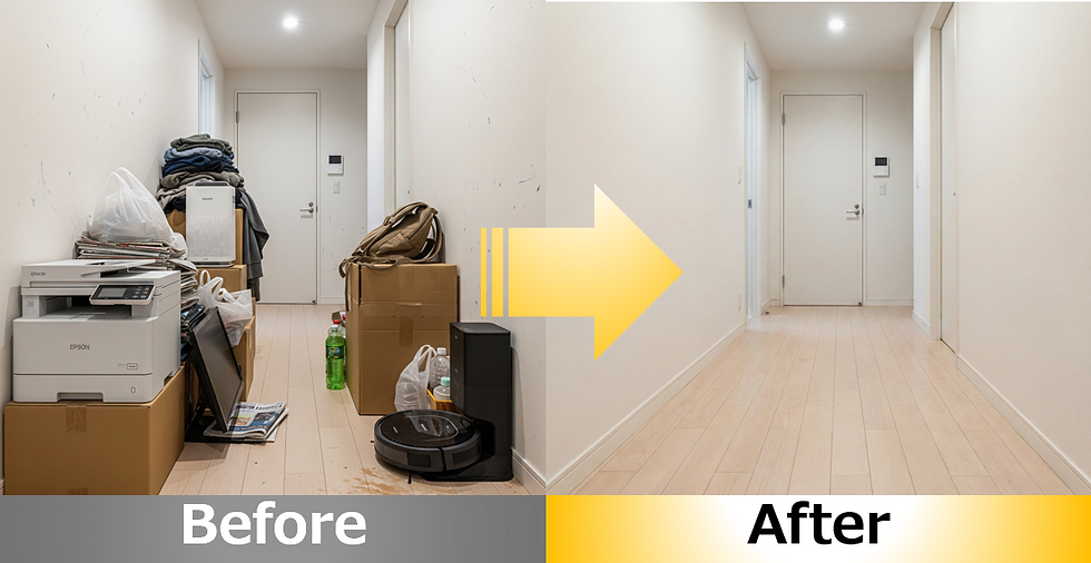 【佐倉市 事例】廊下の「ちょい置き」がストレスに。生活動線を確保して自宅を最高の休息の場へ