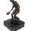 Miniatura: Squash/Badminton Trophäe, Spielerin Skulptur, Metall, bronze, Grösse 15 cm; mit Schild Gravur