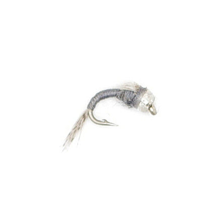 Grey nymph fly fishing lure