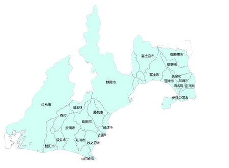 対応エリア 静岡 焼津 浜松 沼津
