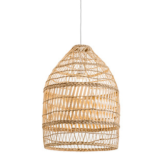Rattan Pendant - inc. bulb