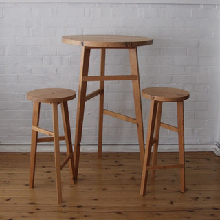 Wooden Cocktail Table Set
