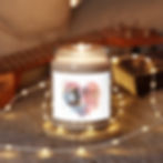 Proverbs 31 Watercolor Heart More Valuable Than Rubies Candle in glass jar