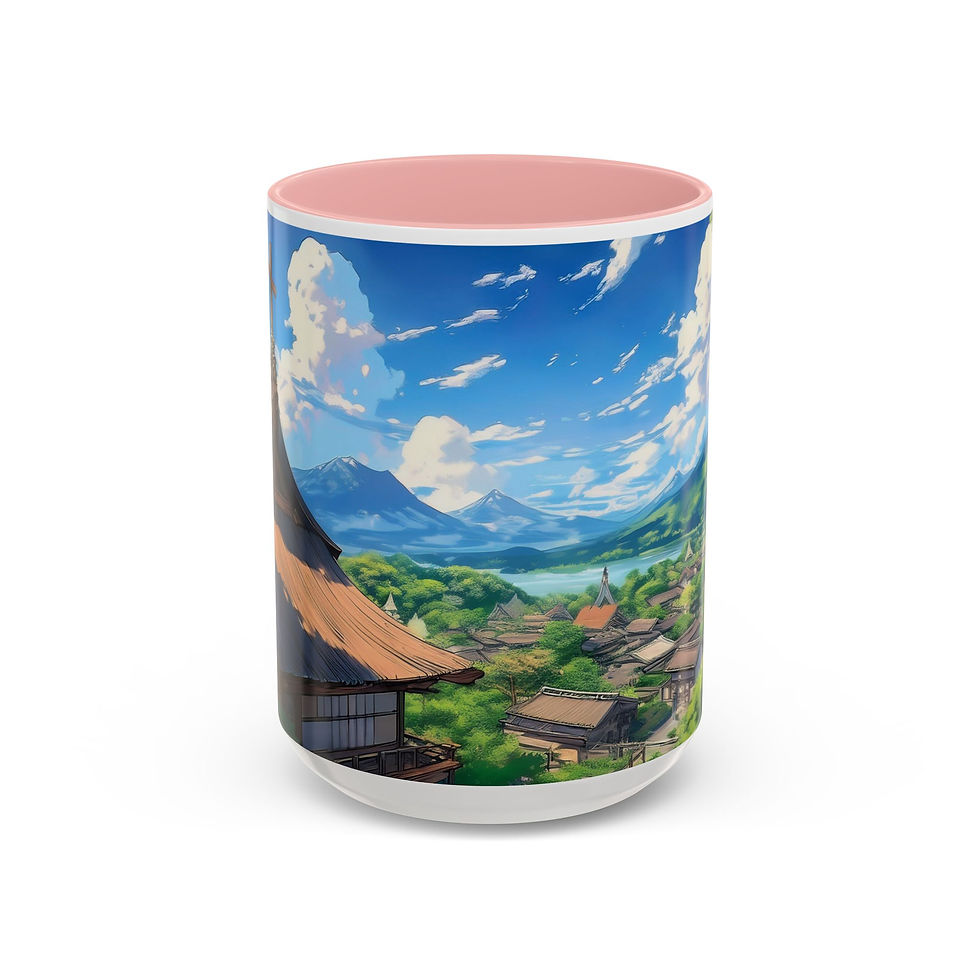 Thumbnail: "Agree with God" Anime Accent Coffee Mug (15 oz.)