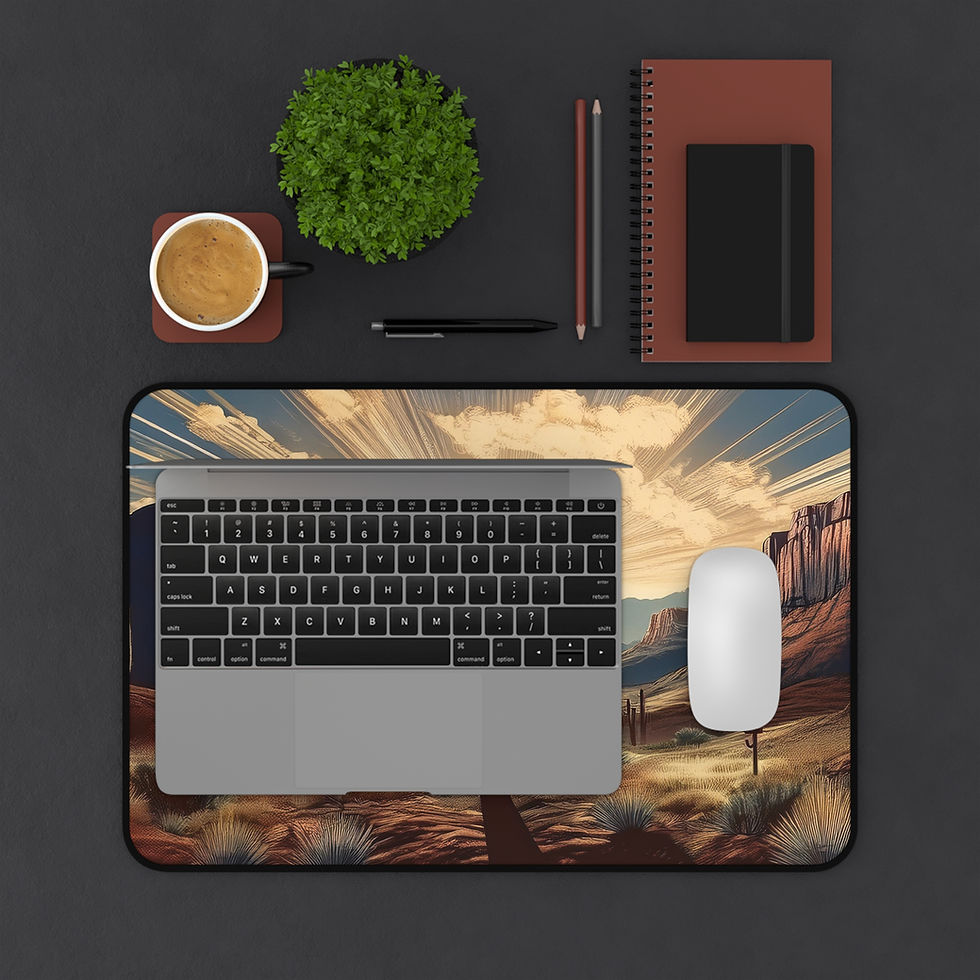 Thumbnail: Desk Mat - "The Desert Cross"