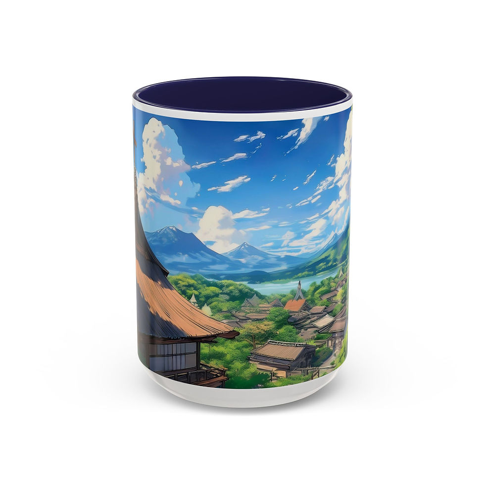 Thumbnail: "Agree with God" Anime Accent Coffee Mug (15 oz.)