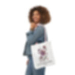 Floral Christian Tote Bag