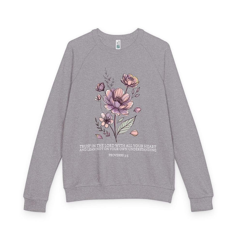 Thumbnail: Floral Christian Sweatshirt