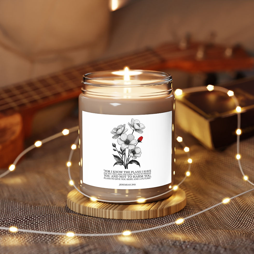 Thumbnail: Jeremiah 29:11 Soy Candle - Hope and A Future Christian Gift for Women