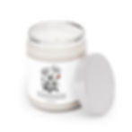 Thumbnail: Candle in a jar with Isaiah 61:1 Bible verse and flower design