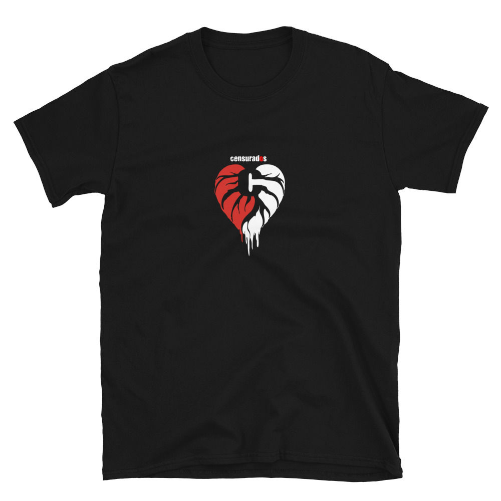 Camiseta Unisex Censurados "Corazón"