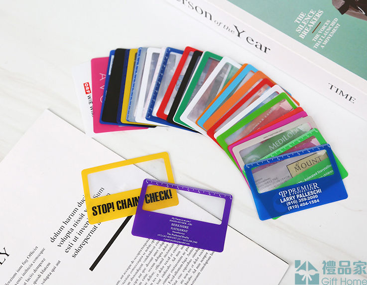 縮圖：PVC 放大鏡書籤訂製