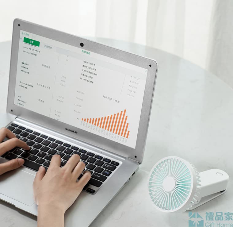 Thumbnail: 磁吸夾子電風扇