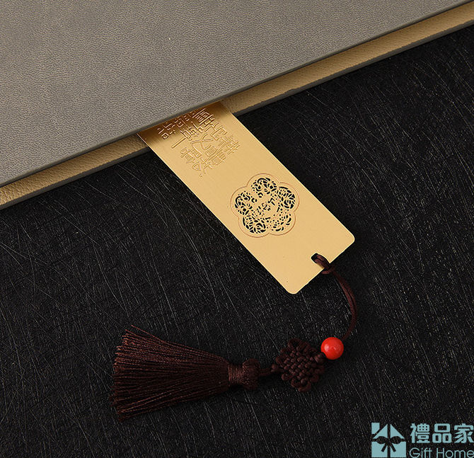 縮圖：金屬黃銅書籤訂製