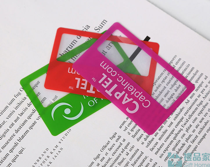 縮圖：PVC 放大鏡書籤訂製