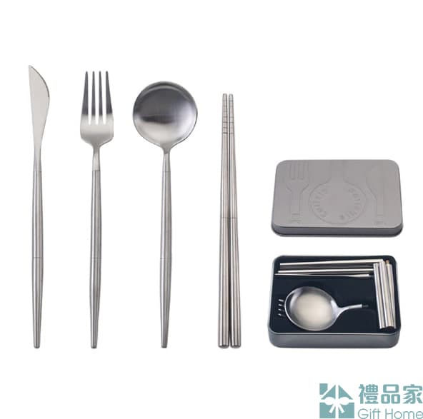 Thumbnail: 304摺疊野餐餐具套裝