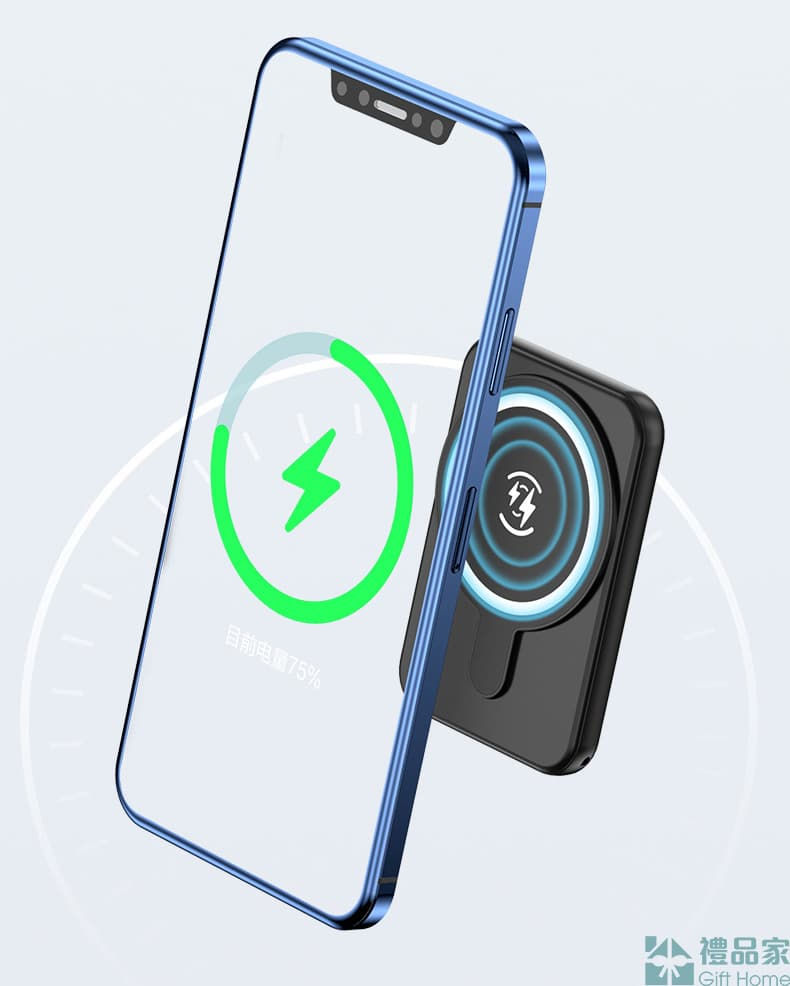 縮圖：迷你磁吸無線移動電源