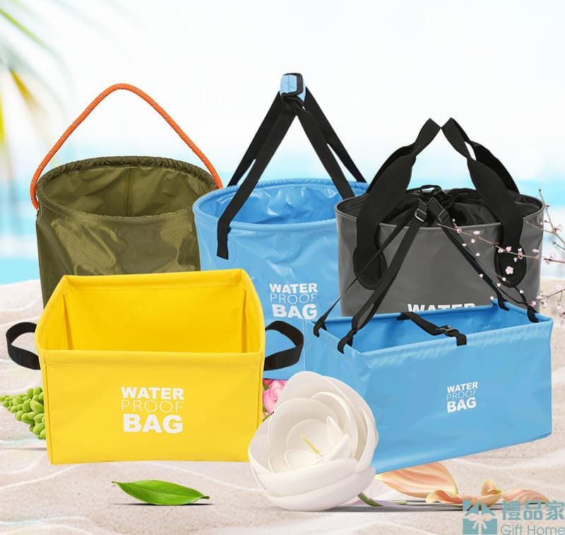 Thumbnail: 新款戶外摺疊水桶