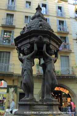 Statue on the Ramblas