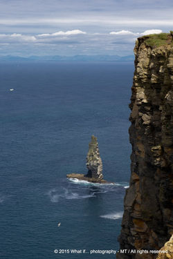 Rock in the ocean, film location Harry Potter and the half-blood prince