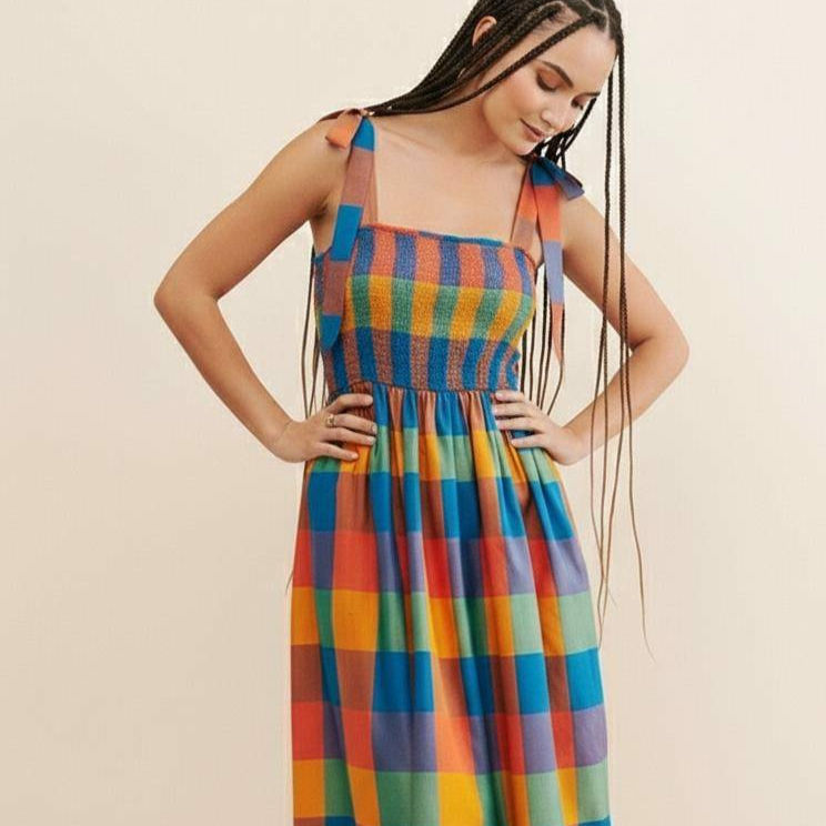 Carreaux de Couleur on Signature Linen