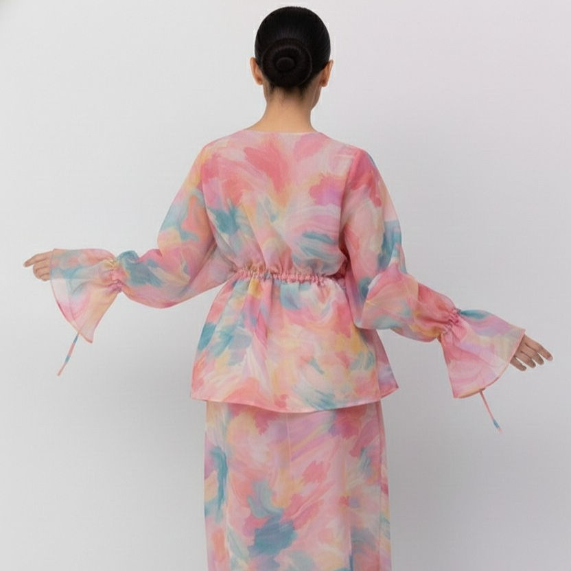 Cotton Candy Crush on Organza