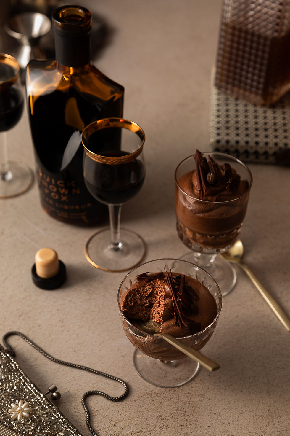 Espresso chocolate mousse