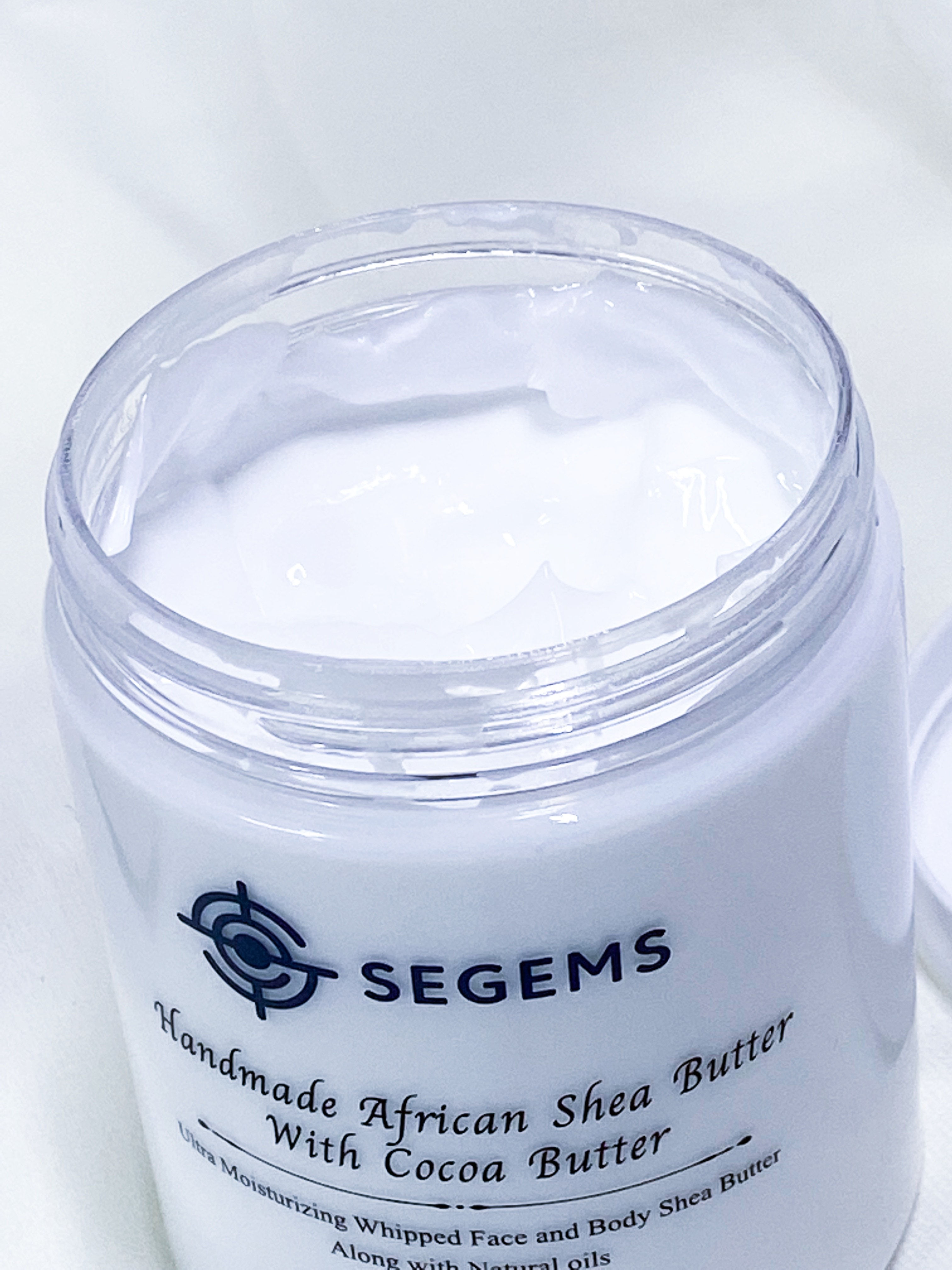 Segems Organic Handmade Whipped Body Butter with Cocoa Butter