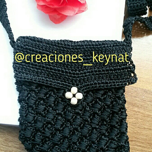Bolso pequeño a crochet | creacioneskeynat