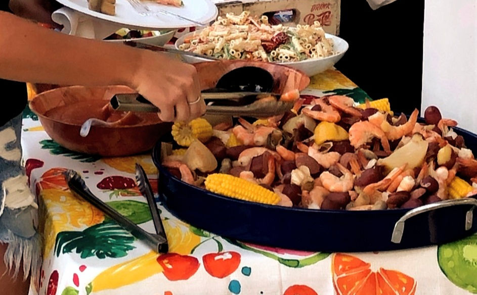 a plate full of cooked shrimp