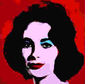 Andy Warhol, “Red Liz”, 1962, San Francisco Museum of Modern Art.