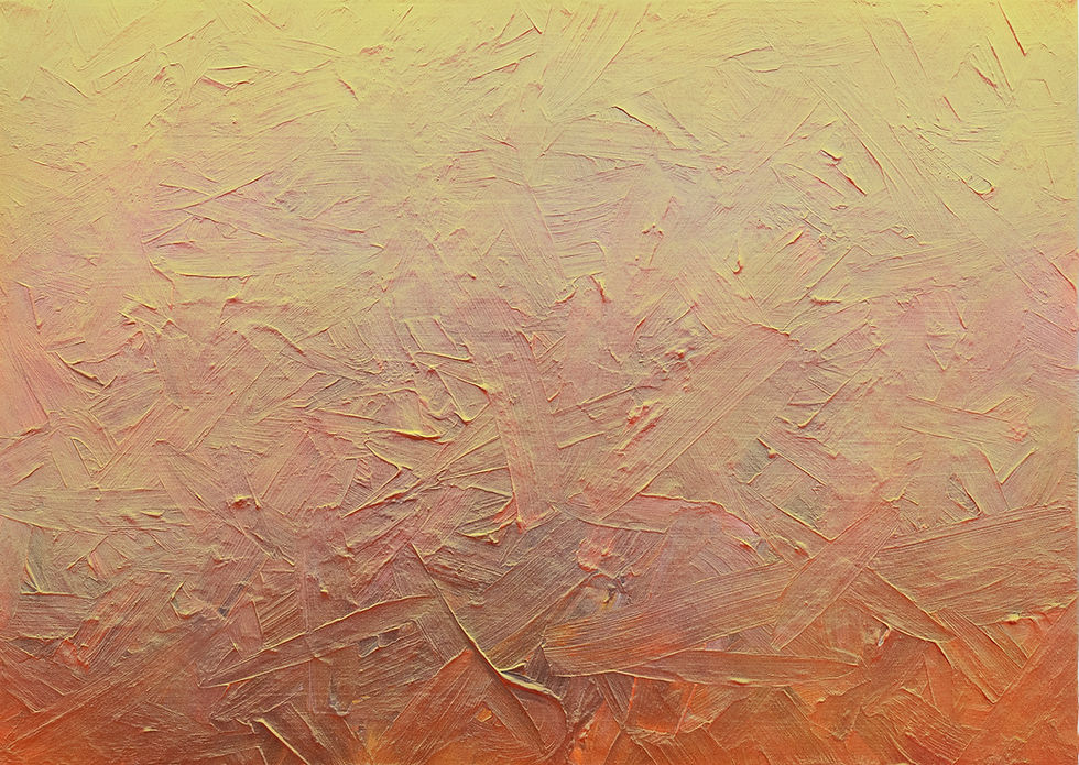Surfing Particles, 2018, Acrylic on Cotton, 50 x 70 cm
