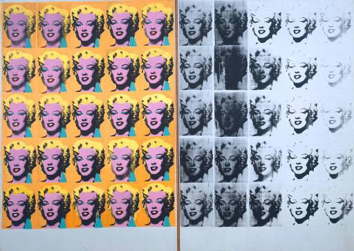 Andy Warhol, “Marilyn Diptych”, 1962, Tate Modern, London.