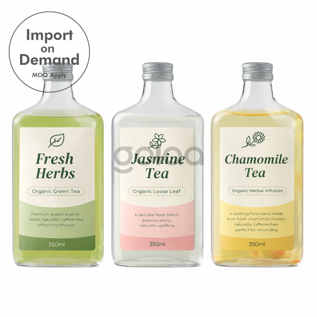 Custom Printed Label Stickers for F&B and Food Product Packaging Bottles