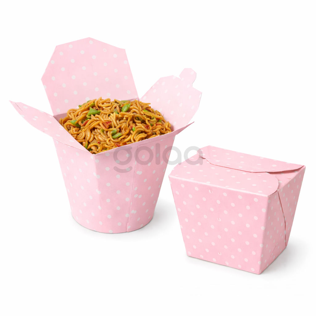 Paper Takeaway Chinese Noodle Food Box