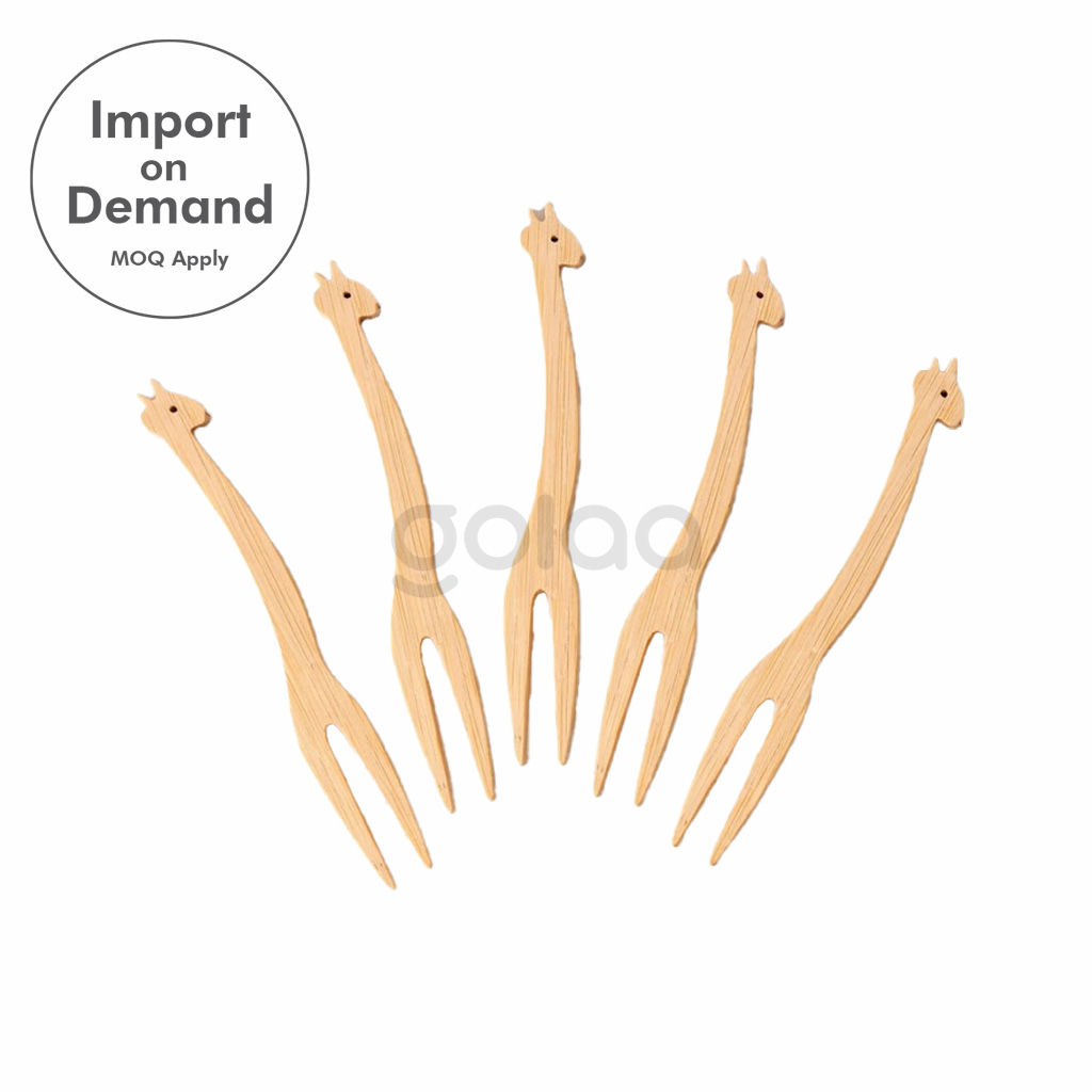 Bamboo Fruit Pick - Giraffe