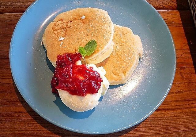 冷たいふわとろパンケーキ
