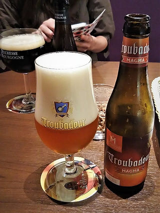 初挑戦のビール一杯目