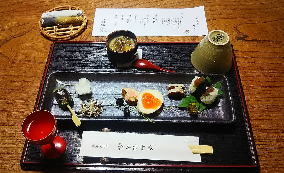 今西家書院での御食事(2019年1月24日)