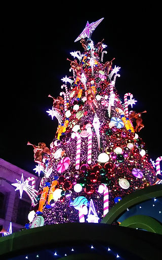 USJのクリスマス・ツリー2018