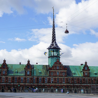 Kopenhagen, beursgebouw, drakenspits