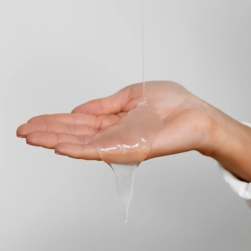 Miniaturbild: Hand mit Gleitgel