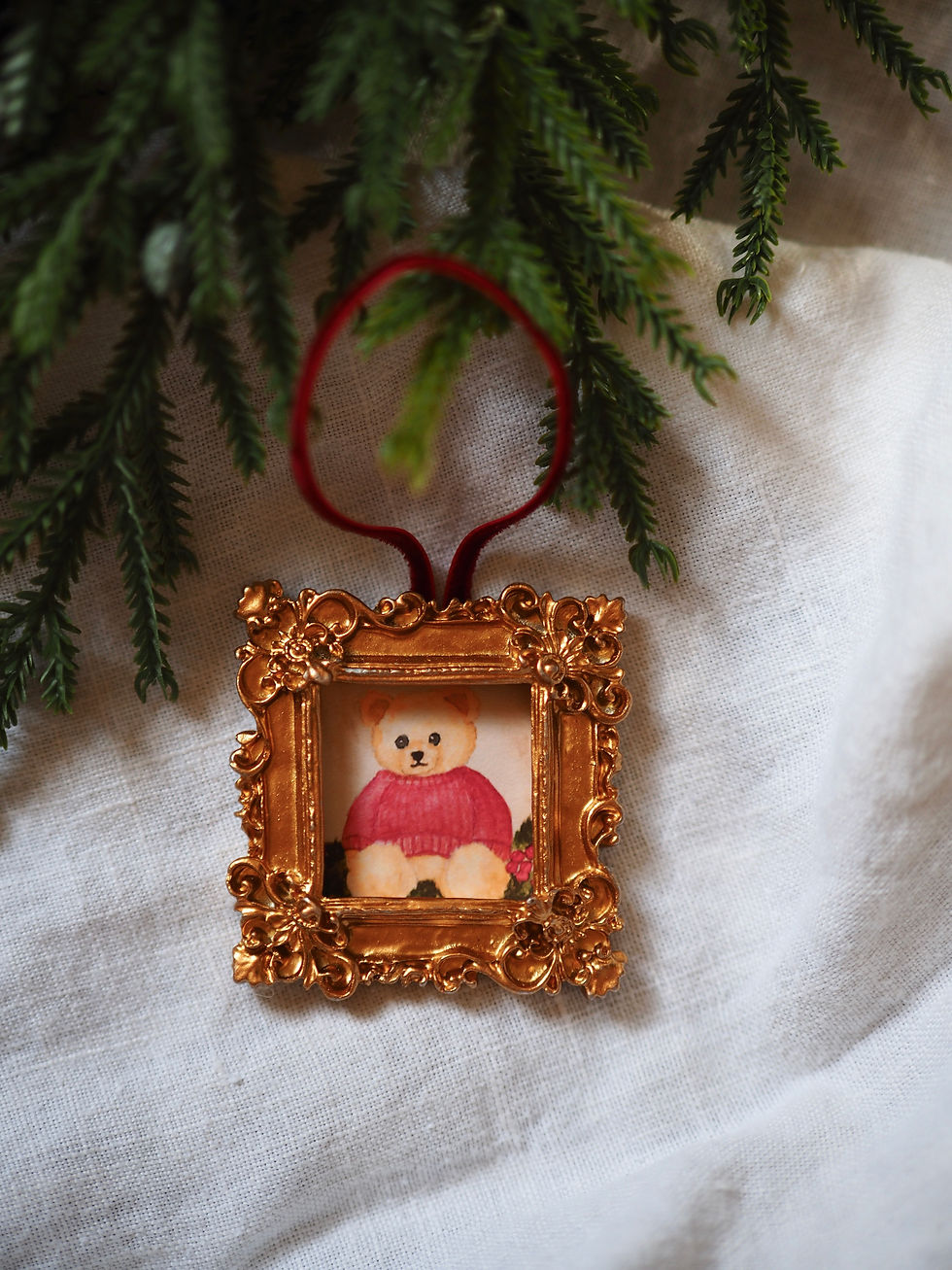 Teddy Mini Ornament