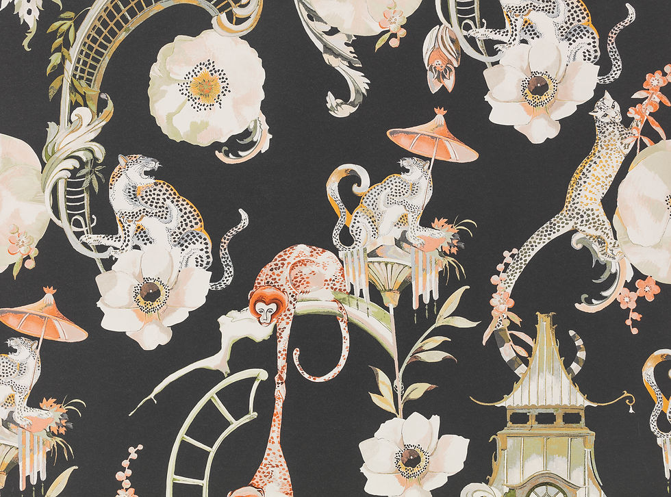 Thumbnail: Secret Garden Euphoria Wallcovering - Temperley x Romo