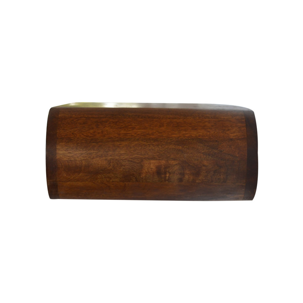 Thumbnail: Wall Mounted Round Chestnut Bedside