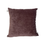 Thumbnail: Plum Thistle Botanical Cushion – Floral Print and Plum Velvet Reverse